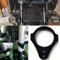 55mm CNC Aluminum Motorcycle Fork Tube Brackets Steering Damper Frame Mounting Clamp Foot Fixer Hardware Parts Stabilizer Universal(Modification)