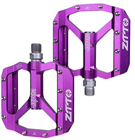 Milageto MTB Pedale Ersatzteile Aluminiumlegierung 12mm Achslager, Violett