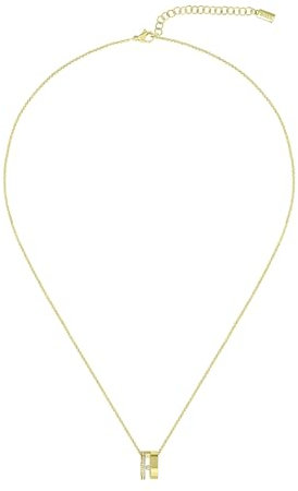 BOSS Jewelry Halskette mit Anhänger für Damen Kollektion LYSSA aus Gelbgold mit einem Charm - 1580347