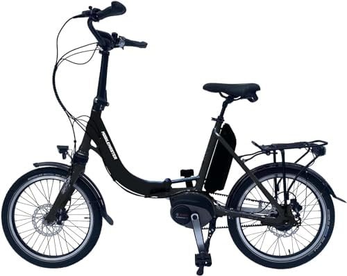 GermanXia MOBILEMASTER E-Faltrad A8K RT Active Line Plus, Kette, 8-Gang Nabenschaltung mit Rücktritt - E Bike Klapprad mit Bosch Mittelmotor