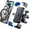 NEXMEE Handyhalterung Motorrad, Handyhalterung Fahrrad [1s Schnellspanner] Handyhalter Fahrrad, Universal Handy Fahrradhalterung mit 360° Drehbar für 4,0-7,2 Zoll Smartphone