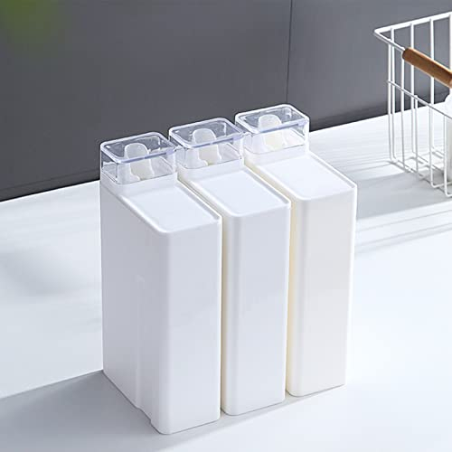 Spacnana Dispensador Vacío de Detergente para Ropa, 1000ml, 34oz, Subbotella Recargable, Contenedor de Jabón Líquido para Baño