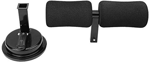 Cyrank Sit Ups Assistenzgerät, Saugnapf Sit Up Bar Stand Einstellbare Sport Bauchtrainer Halterung für Bauchtraining Yoga Fitness