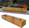 Mourne Wood - Fioriera in legno grande, 98 cm di larghezza, elegante fioriera per fiori ed erbe, versatile per interni ed esterni, realizzata nel Regno Unito
