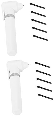 FOMIYES 2 Pcs Pigment Ink Sticks Eyeliner Color Mixer Ink Stirrer Pigment Mixer Color Mixer Makeup Pigment Ink Mixer Machine White Electric Nail Polish