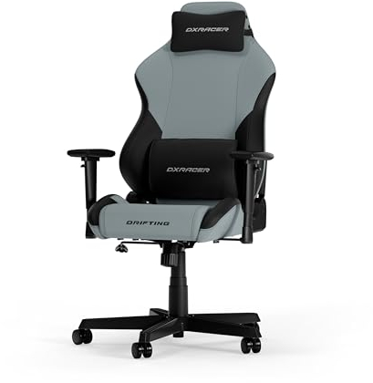 DXRacer DRIFTING L Cyan & Schwarz Stoff das Orginal Gaming Stuhl