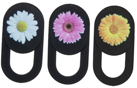 DOITOOL 3pcs Camera Privacy Cover Flamingo Solar Lights Phone Slide Blocker Laptop Lens Cover Phone Camera Webcam Cover Slide Laptops Webcam Privacy Covers Slider Computer Abs Slide Rail