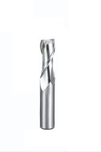 1pc 2 Flutes-HSSMills Alta precisione HSS Metallo CutterTeeth Strumento di fresatura in alluminio Chiave Seater Router Bit(4mm-65L)