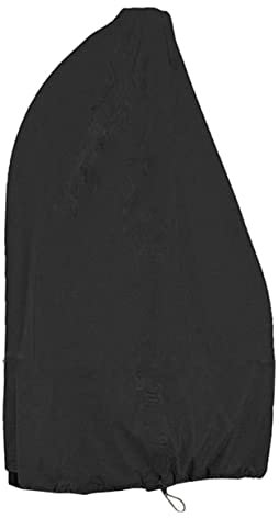 Sosoport Housse De Respirante Noire pour Balancelle D'extérieur Utilisable Toute L'année