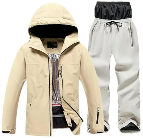 Männer Schnee Anzug Tragen wasserdichte Winter Hosen Skifahren Snowboard Overalls Winter Kleidung Jacke Hose Jacket Pant_l L