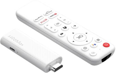 H96 MAX Android 14.0 TV Stick ATV Quad-Core 8GB WiFi6 2.4G/5.8Ghz BT5.0 4K AV1 Ultra HD Control de voz Reproductor doméstico inteligente