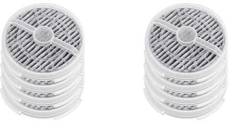 Rdjumpdjo 8 Pack True HEPA Replacement Filter Compatible for RIGOGLIOSO GL2103 JINPUS -2103 and LTLKY 900S Desktop Air Purifier
