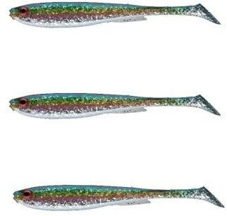 DAIWA GRANDWAVE Slim Shady Sea Gummifisch, 135mm/160mm, Unmontiert, 3 Stück, Meeresangeln, Pollack Köhler Dorsch Heilbutt