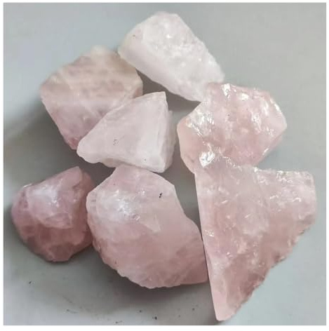 100 g 2-4 cm Pietra di quarzo rosa grezza forma irregolare Decorazione for la casa