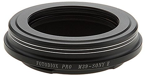 Fotodiox Pro Lens Mount Adapter Compatible with Leica L39 (x0.977mm Pitch) Lenses on Sony E-Mount Cameras