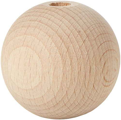 efco - Sfera in Legno con Foro Centrale, 40mm 3Stück