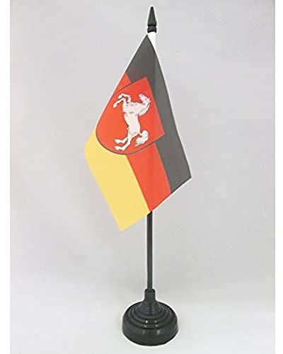 AZ FLAG - Tischflagge Niedersachsen - 15x10 cm - Niedersachsen Tischfahne 10 x 15 Cm - Flaggen