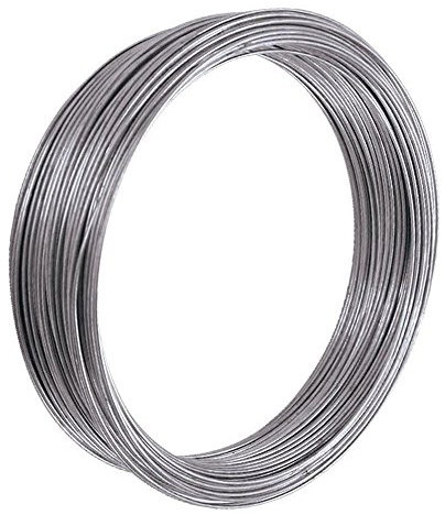 Wurko - Alambre Galvanizado 1,5 mm, 500 gramos, Rollo 30 Metros