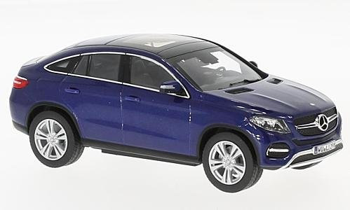 Mercedes GLE Coupe (C292), metallic-blau, 2015, Modellauto, Fertigmodell, Norev 1:43
