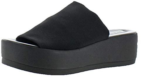 Steve Madden Damen Slinky30 Keilsandale, Schwarz, 37 EU