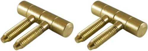 MASIDEF Anuba Ottone Cerniera 2-Pezzi Set, 13 mm Diametro