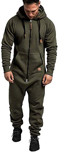 Onsoyours Combinaison Globale pour Hommes Jogging Survêtement De Style Cargo Camouflage Costume De Sport Fitness Jogging Suit One Piece Full Body Suit Hoodies Costume De Loisirs