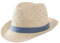 Magracy Chapeau de paille pour garçon - Protection solaire pour bébé - Chapeau de plage Fedora - Bleu - X-Large