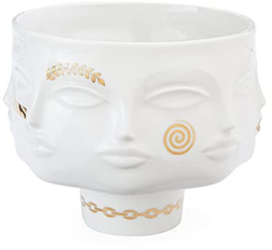 Gilded Muse Dora Maar Bowl White/Gold