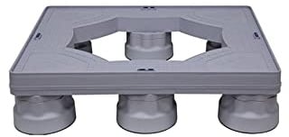 Untergestell für Waschmaschine Sockel Waschmaschinenerhöhung 14cm hoch Kühlschrankständer Waschmaschine Podest mit 6 räder Sockel für Trockner, Möbel, Geschirrspüler (60 * 50cm)