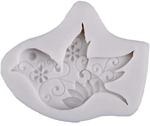 Ruluti Fondant Backform Schöne Vogel Silikonformen Für DIY Kuchen Fondant Keks Kekse Zucker Pudding Schokolade Harte Süßigkeiten Dessert Dekor