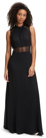 Vera Mont Damen Abendkleid rückenfrei 34, Schwarz