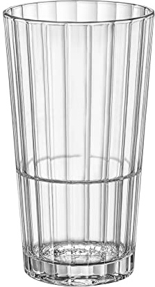 Bormioli Rocco - Hoher Becher aus Oxford-Gewebe, 39,5 cl (6 Stück)