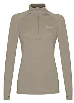Dilling Langarmshirt für Damen aus Merinowolle Möwe 44