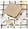 OWLKAY Lens Storage Cases， Contact Lens Cases,Mini Box Container, Colored Contact Lens Case with Mirror Women Colored Contact Lenses Box Eyes Contact Lens Container (Color : Gold) (Color : Gold)