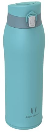 Super Sparrow Botella Agua Acero Inoxidable - Botella Termica - 750ml - Termo Sin BPA, Botellas Niños - Incluye 2 Tapas con Pajita y Tapa Deportiva