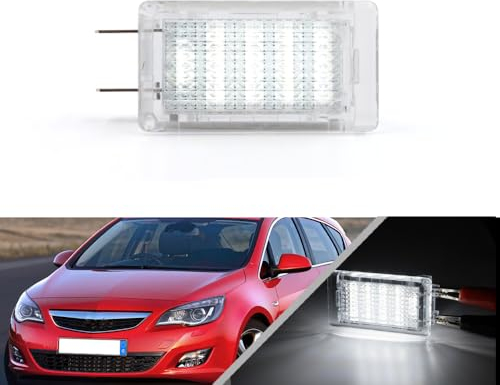 NSLUMO LED Kofferraumbeleuchtung für Op.el Vectra B C Astra F G H Corsa B C Insignia A Zafira A 1 x SMD LED Modul Gepäckraumlampe Courtesy Cargo Lamp Light