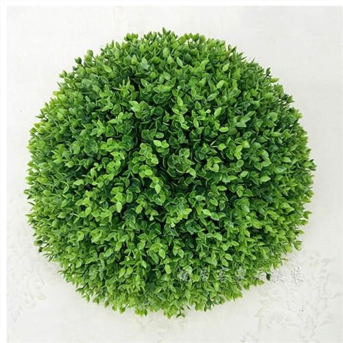 Künstliche Kunststoff-Pflanzenkugeln, Buchsbaum-Topiary-Kugel, 1 Stück dekorative Kugel, Hochzeitsdekoration, Garten, Balkondekoration, dekorative Kugel, Formschnittbaum-Ersatz (Größe: 55 cm)