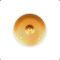Low Volume 20,3 cm Splash Becken, leises Üben Dämpfer Silent Thin Splash Becken für Schlagzeug Set (Gold)