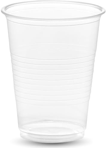kgpack 100 Stk. Plastikbecher 200 ml - 0,2 l Becher Plastik Becher klar Bierbecher Party Trinkbecher Plastik Ideal für Party Geburstag Trinkbecher Transparent