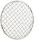 Rundes Kühlgitter, Backrost, Draht-Ofenrost zum Backen, Kochen, Dämpfen und Braten, Grillblech (180 mm)