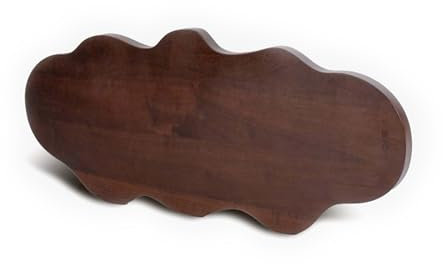 ByON Flowy S Schneidebrett in Wolkenform Braun aus Holz, Größe: 40x20x2cm, 5210000304