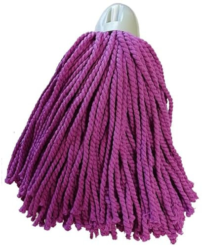Suinga Mop Microfibra Max Pro Filato Viola, filettatura universale, non grattugia, pavimenti lisci e non ruvidi, grande capacità di assorbimento, viola