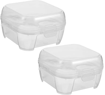 NAMOARLY Shockproof Egg Holder Carton 2 Pack Plastic Eggs Carrier for Camping Travel and Kitchen