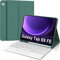 WINCHKING Funda con Teclado Compatible con Samsung Galaxy Tab S9 FE 10.9 / S9 11 2023, Retroiluminado Teclado con España Ñ Bluetooth (Verde Hierba - Touch)