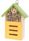 Toddmomy Insektenhaus Dekoration Für Garten Kreatives Bienenhotel Aus Holz Ökologischer Lebensraum Für Bienen Marienkäfer Und Schmetterlinge Gartenornament Für Naturfreunde