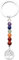 FortuneGlobe Portachiavi pietra preziosa albero della vita, portachiavi 7 chakra, 2 pezzi, argento, gioielli, 1, 1