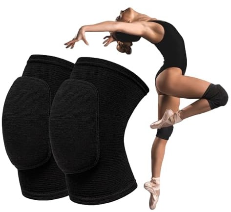 CHAOTEMAI 1 Par de Rodilleras Voleibol EVA Rodilleras Deportivas Unisex | Rodillera Para Niños Rodillera Elástica Transpirable Protector para Voleibol Danza Yoga Gimnasia Rítmica Ciclismo Baloncesto