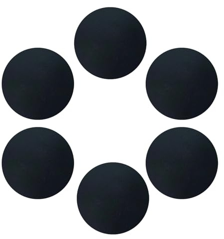Shock Absorbing Floor Pads, Noise Reduction Treadmill Mat, 6 Piece Set with Anti Slip Grip, High Density Rubber Exercise Pad, Modern Design Fitness Mat for Home and Garage 3.94x3.94in