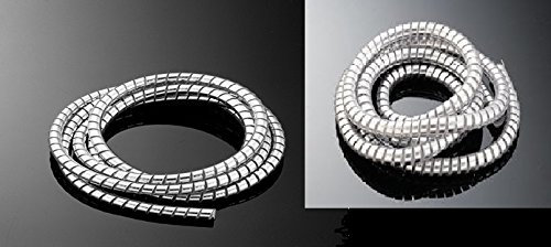 Chrome Spiral Cable Wrap/Wire Tidy (6mm & 10mm)