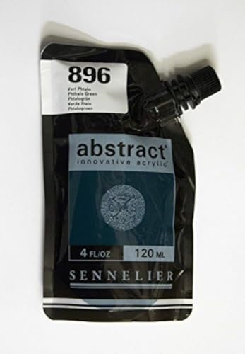 Sennelier Abstract Innovative Acrylic Artist Paint Pouch 120ml (896 Phthalo Green)